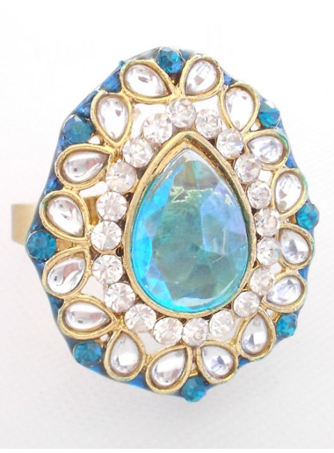 Kundan Finger Ring